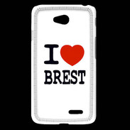 Coque LG L65 I love Brest