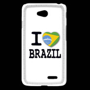 Coque LG L65 I love Brazil 2