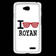 Coque LG L65 I love Royan 2