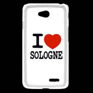 Coque LG L65 I love Sologne