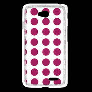 Coque LG L65 pois magenta
