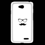 Coque LG L65 moustache 4