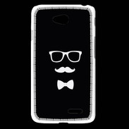 Coque LG L65 moustache & noeud 1