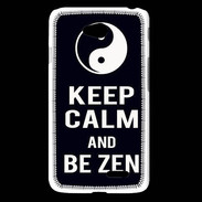 Coque LG L65 Keep Calm Be Zen Noir