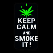Coque LG L65 Keep Calm Smoke Noir