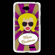 Coque LG L65 Miss business Blonde