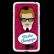 Coque LG L65 Mister Champagne Roux