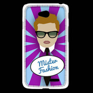 Coque LG L65 Mister Fashion Roux