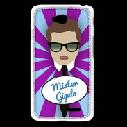 Coque LG L65 Mister Gigolo Chatain