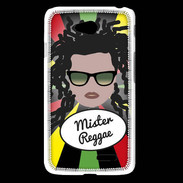 Coque LG L65 Mister Reggae Blanc
