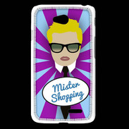 Coque LG L65 Mister Shopping Blond