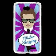Coque LG L65 Mister Shopping Chatain