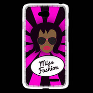 Coque LG L65 Miss Fashion Black
