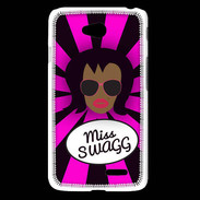 Coque LG L65 Miss Swag Black