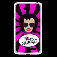 Coque LG L65 Miss Swag Brune