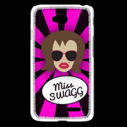 Coque LG L65 Miss Swag Chatain