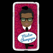Coque LG L65 Mister Champagne Black