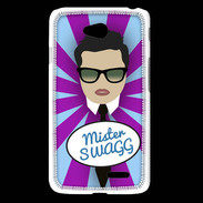 Coque LG L65 Mister Swag Brun