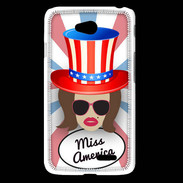 Coque LG L65 Miss USA Chatain