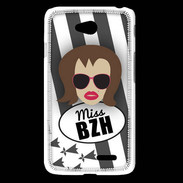 Coque LG L65 Miss Bretagne Chatain