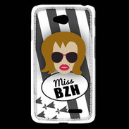 Coque LG L65 Miss Bretagne Rousse