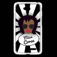 Coque LG L65 Miss Corse Black