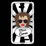 Coque LG L65 Miss Corse Chatain