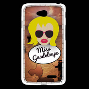 Coque LG L65 Miss Guadeloupe Blonde