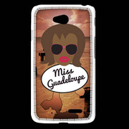 Coque LG L65 Miss Guadeloupe Black
