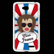 Coque LG L65 Miss France Chatain