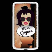 Coque LG L65 Miss Guyane Brune