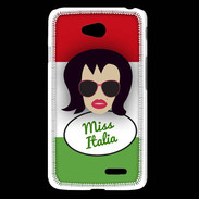 Coque LG L65 Miss Italie Brune