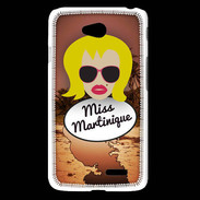 Coque LG L65 Miss Martinique Blonde