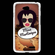 Coque LG L65 Miss Martinique Brune