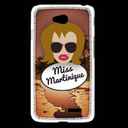 Coque LG L65 Miss Martinique Rousse