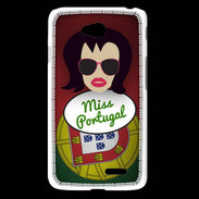Coque LG L65 Miss Portugal Brune