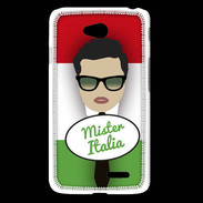 Coque LG L65 Mister Italie Brun