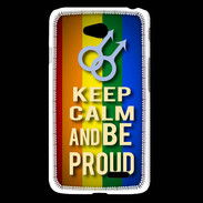 Coque LG L65 Keep Calm and Be Proud mens Gay