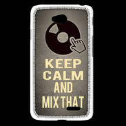 Coque LG L65 Keep calm and Mix That Gris