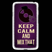 Coque LG L65 Keep Calm and Mix That Violet