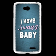 Coque LG L65 I have Swag bleu ZG