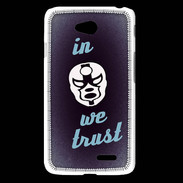 Coque LG L65 In Catch We trust Bleu ZG