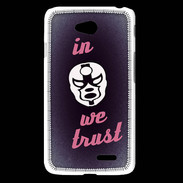 Coque LG L65 In Catch We trust Rouge ZG