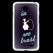 Coque LG L65 In Chicha We trust Bleu ZG
