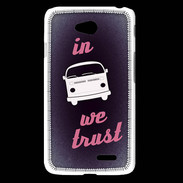 Coque LG L65 In Combi We trust Rouge ZG