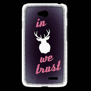 Coque LG L65 In Elan We trust Rouge ZG