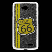 Coque LG L65 route 66 goudron