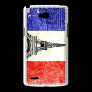 Coque LG L80 Drapeau français vintage 2