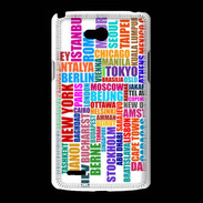 Coque LG L80 Capitales du monde
