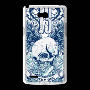 Coque LG L80 Tête de mort Lucky One 13
